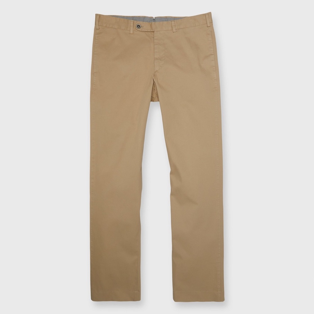 Sid Mashburn Garment-Dyed Sport Trouser Khaki High Ridge Twill size 33 perfect - Picture 4 of 9